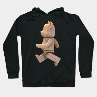 Wood Bearbrick Hoodie